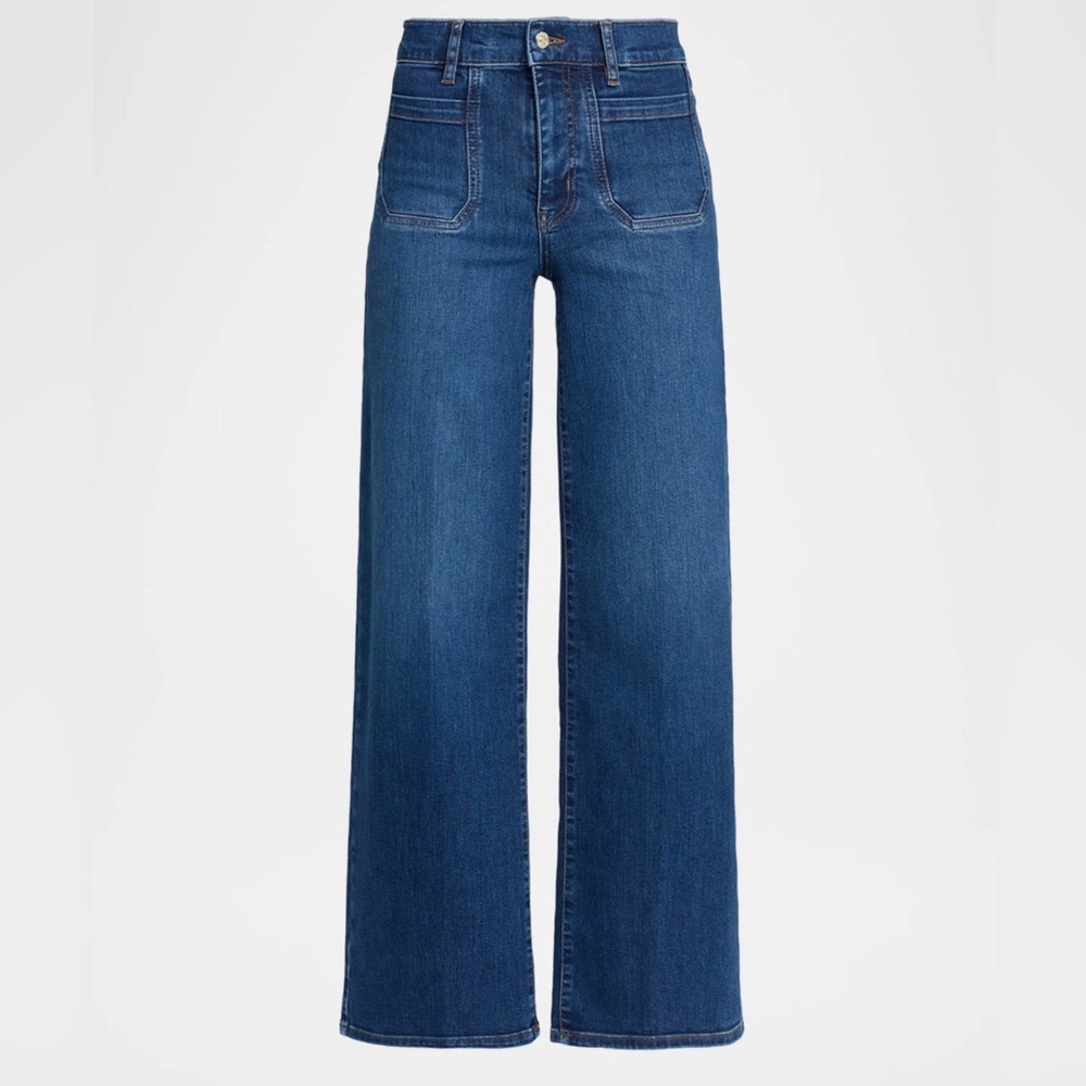 FRAME Le Slim Palazzo Modernist Pocket Jean- Savior - Picture 1 of 2